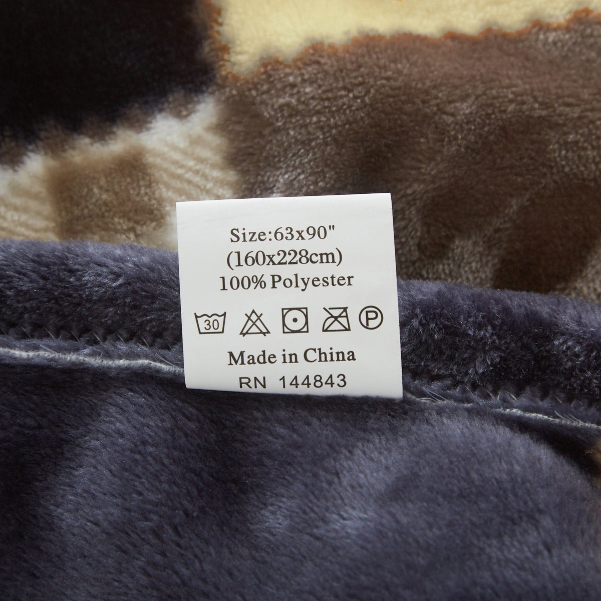 Tache Buttermilk Fall Yellow Brown Farmhouse Super Soft Plaid Patchwork Throw Blanket (4026)