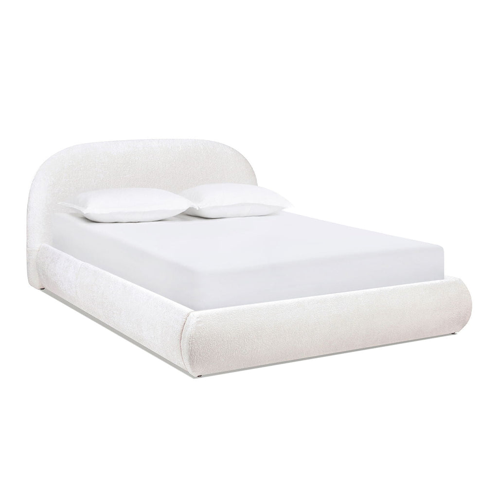 Archie Puffy Grounded - Upholstered Platform Bed