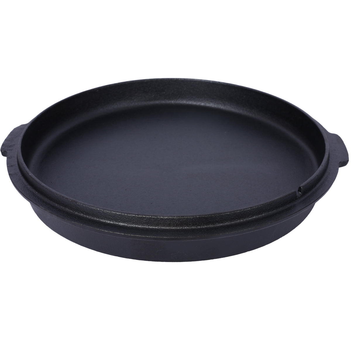 Pre-Seasoned Cast Iron Dutch Oven with Skillet Lid - Black