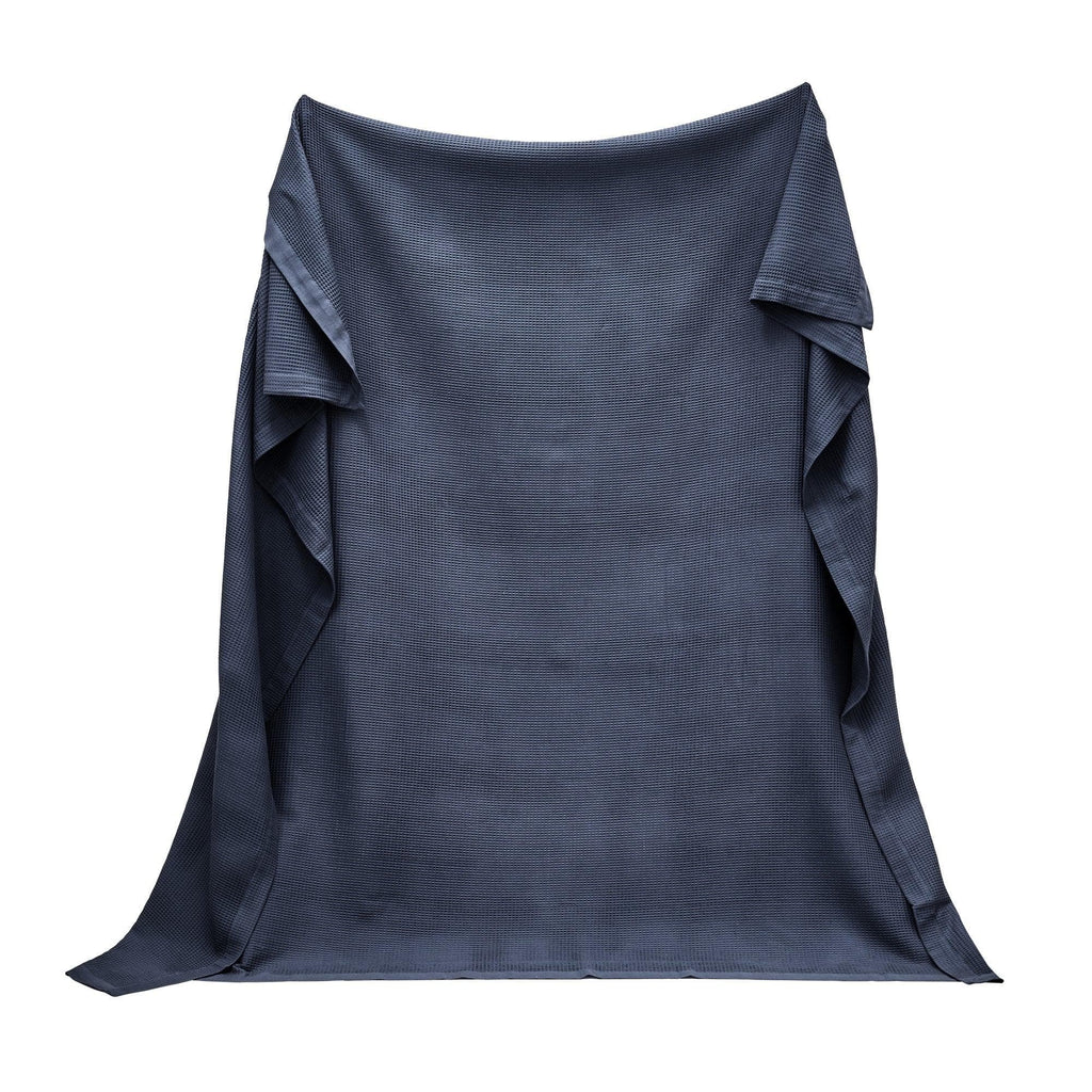 100% Cotton Small Waffle Weave Blanket - Hazel Collection