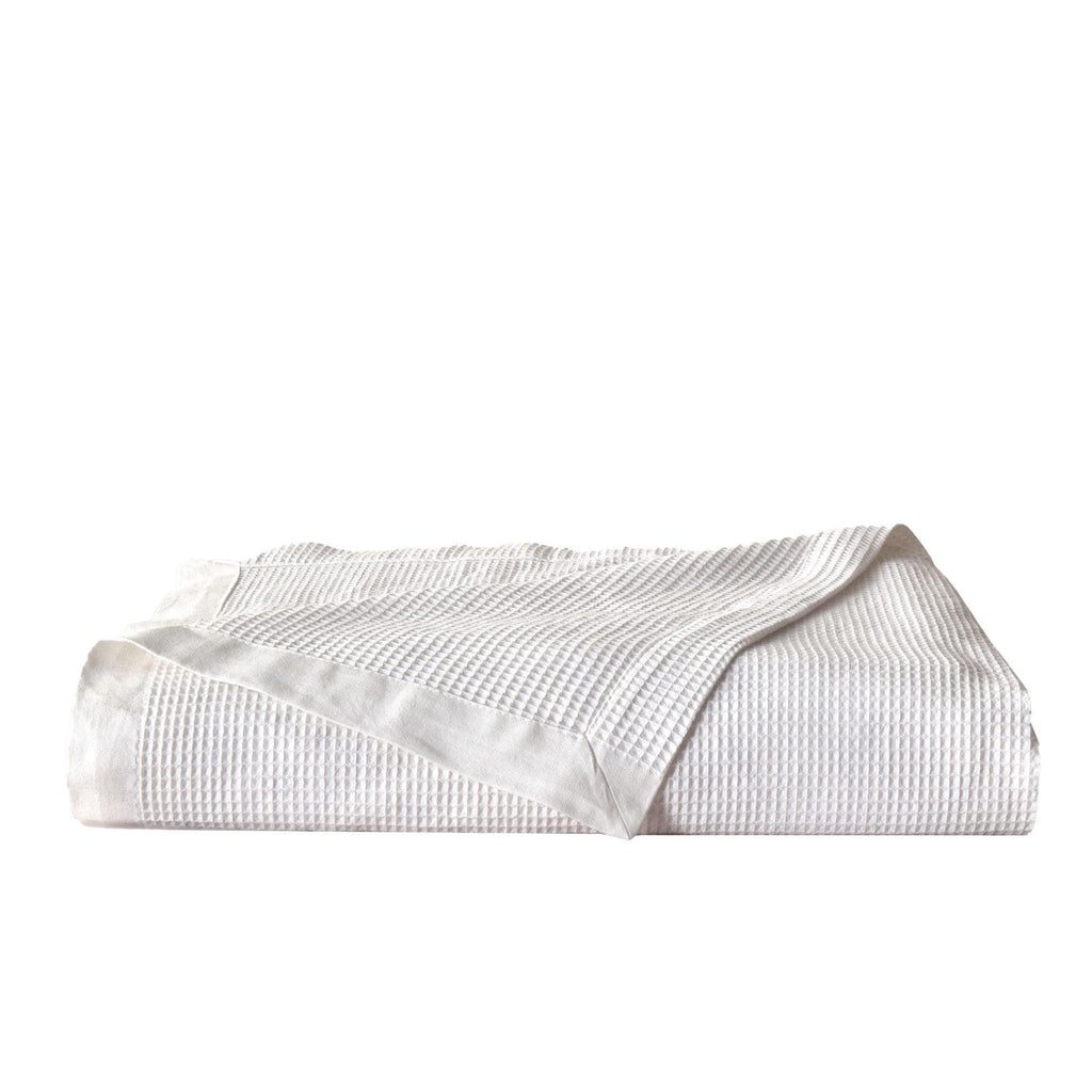 100% Cotton Small Waffle Weave Blanket - Hazel Collection