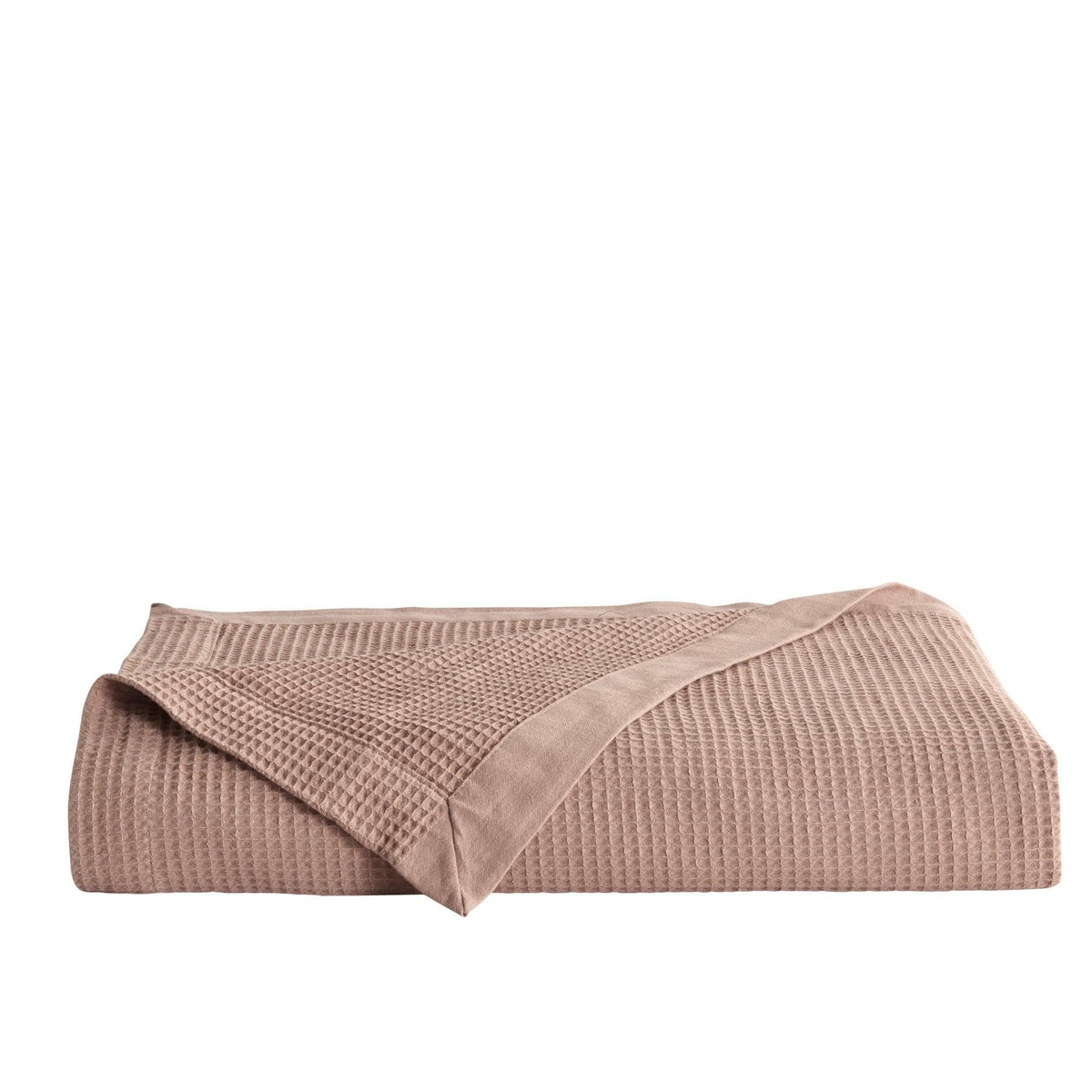 100% Cotton Small Waffle Weave Blanket - Hazel Collection
