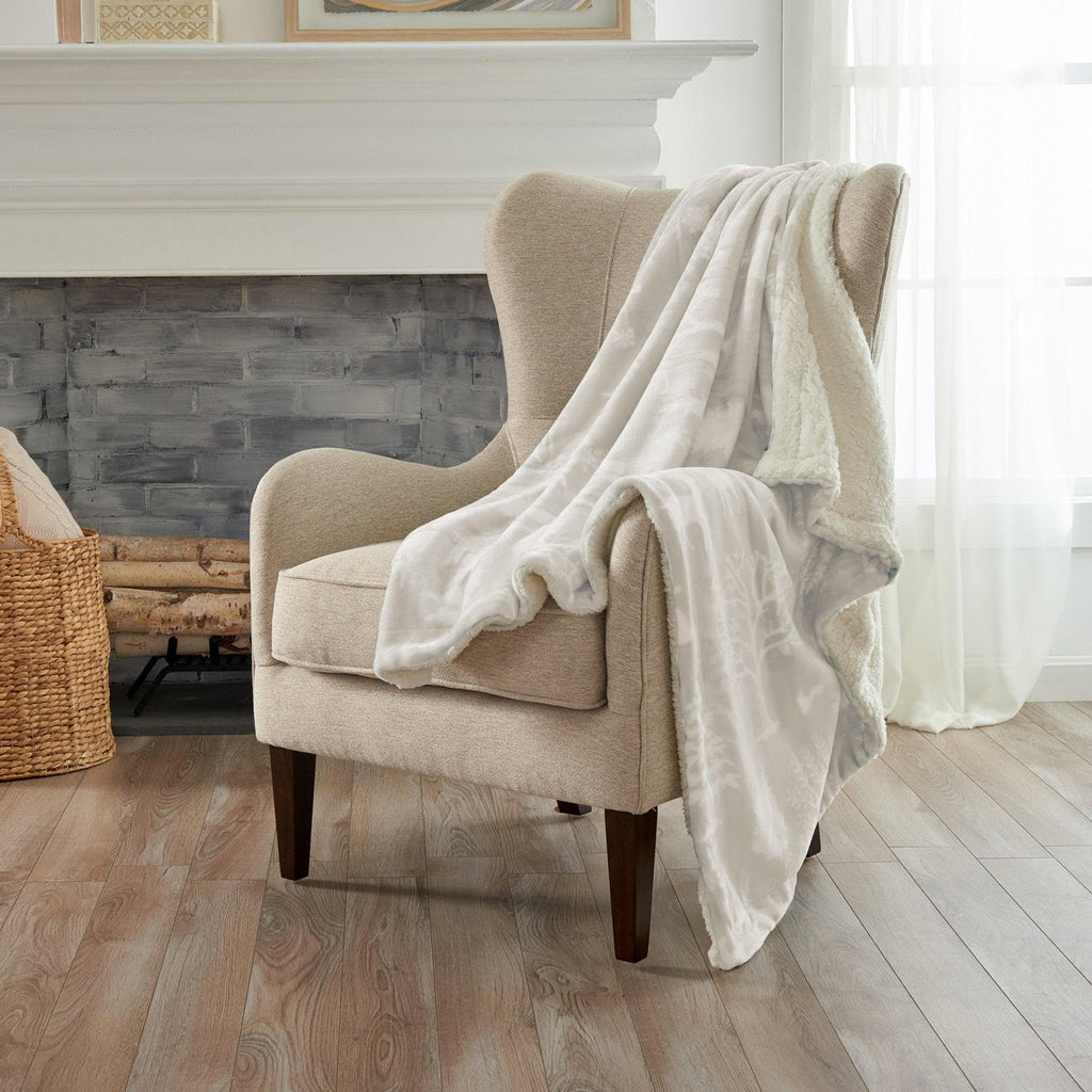Velvet Plush Sherpa Luxury Bed Blanket - Cielo Collection