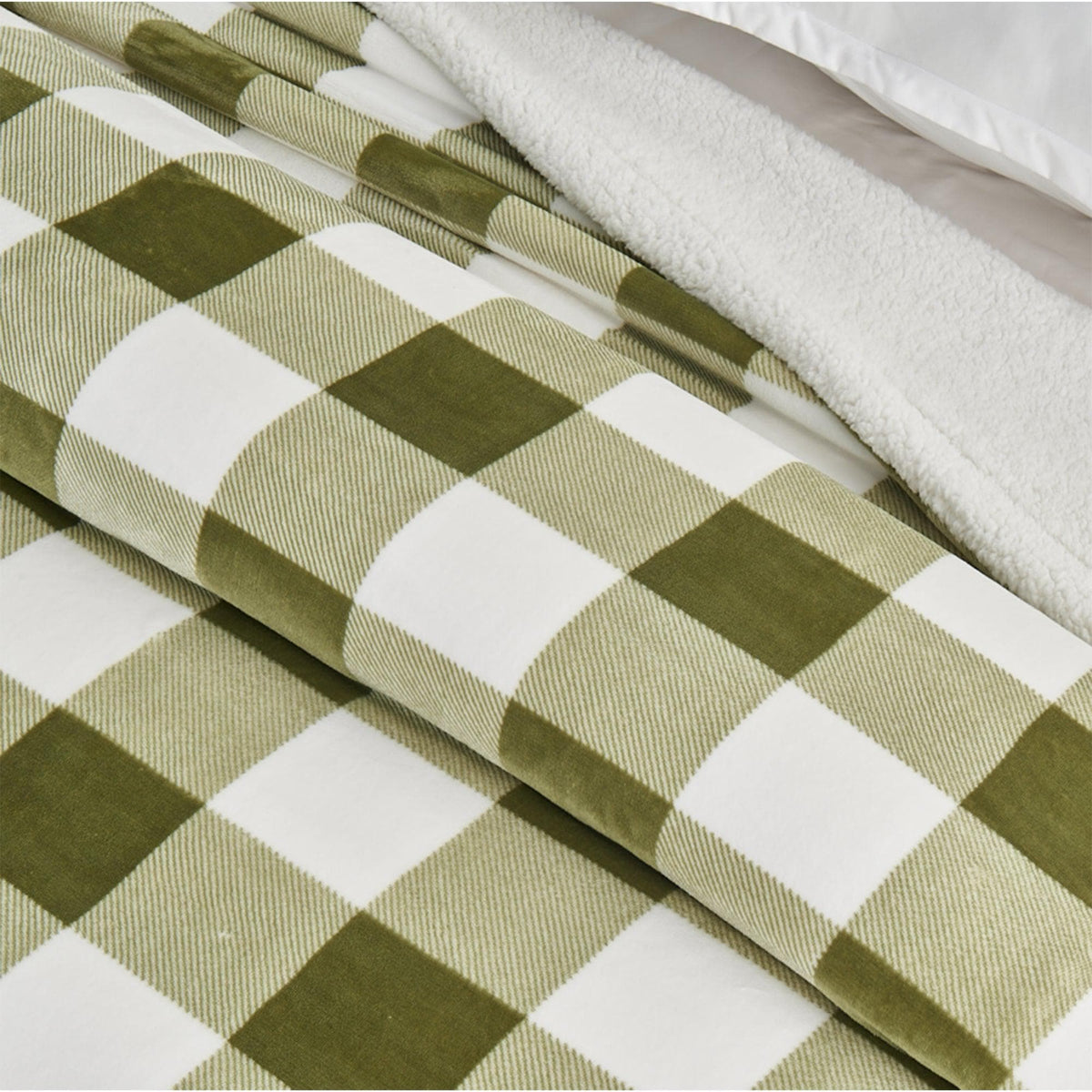 Velvet Plush Sherpa Luxury Bed Blanket - Kinsley Collection
